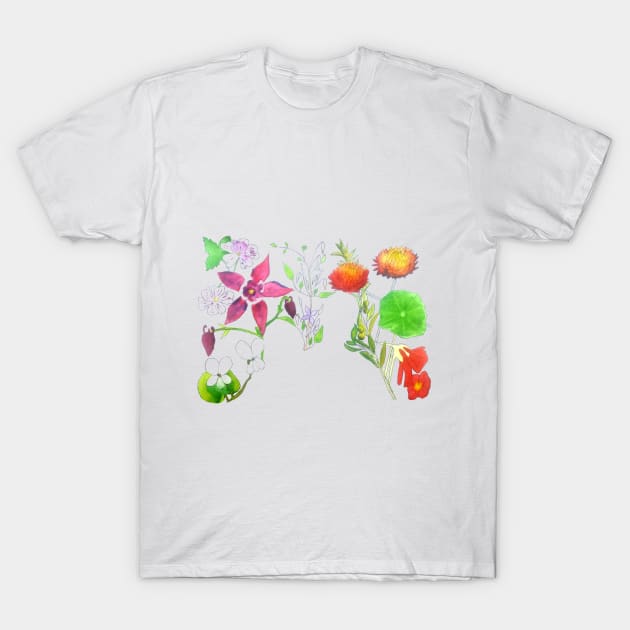 Hiding in Flowers T-Shirt by thenewbuzwuzz